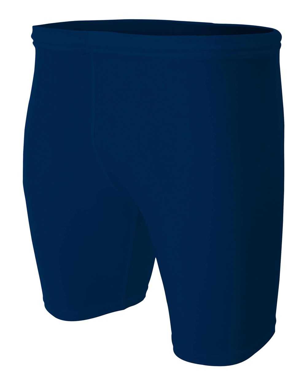 A4 N5259 8&quot; Compression Short - Navy - HIT a Double