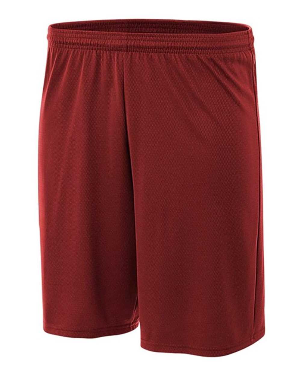 A4 N5281 9" Cooling Performance Power Mesh Practice Short - Cardinal - HIT a Double