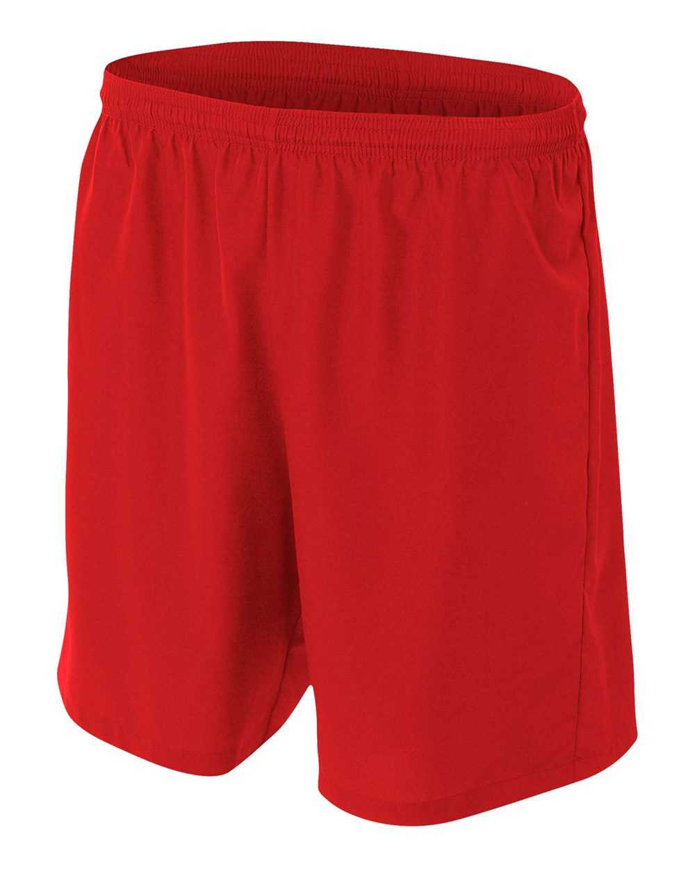 A4 N5343 7" Mens Soccer Short - Scarlet - HIT a Double