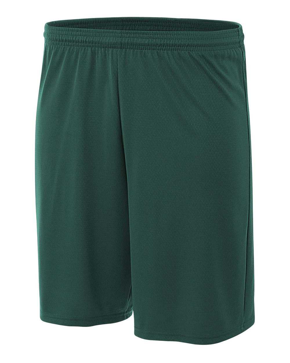 A4 N5378 7&quot; Power Mesh Practice Short - Forest - HIT a Double