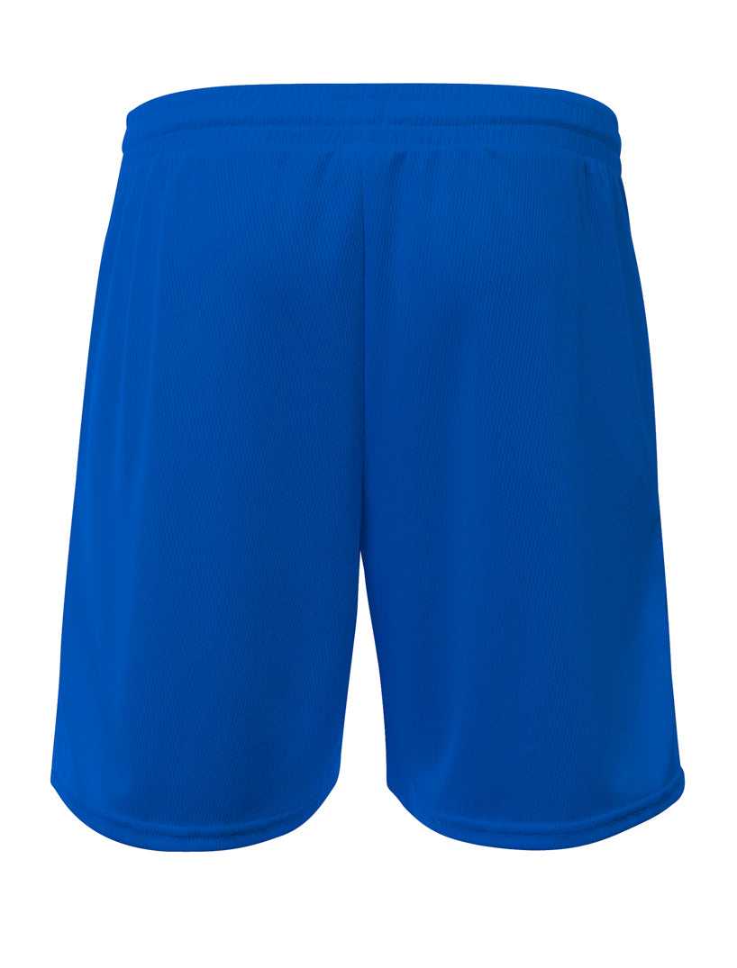 A4 N5384 Adult Flatback Mesh Short with Pockets - Royal - HIT a Double