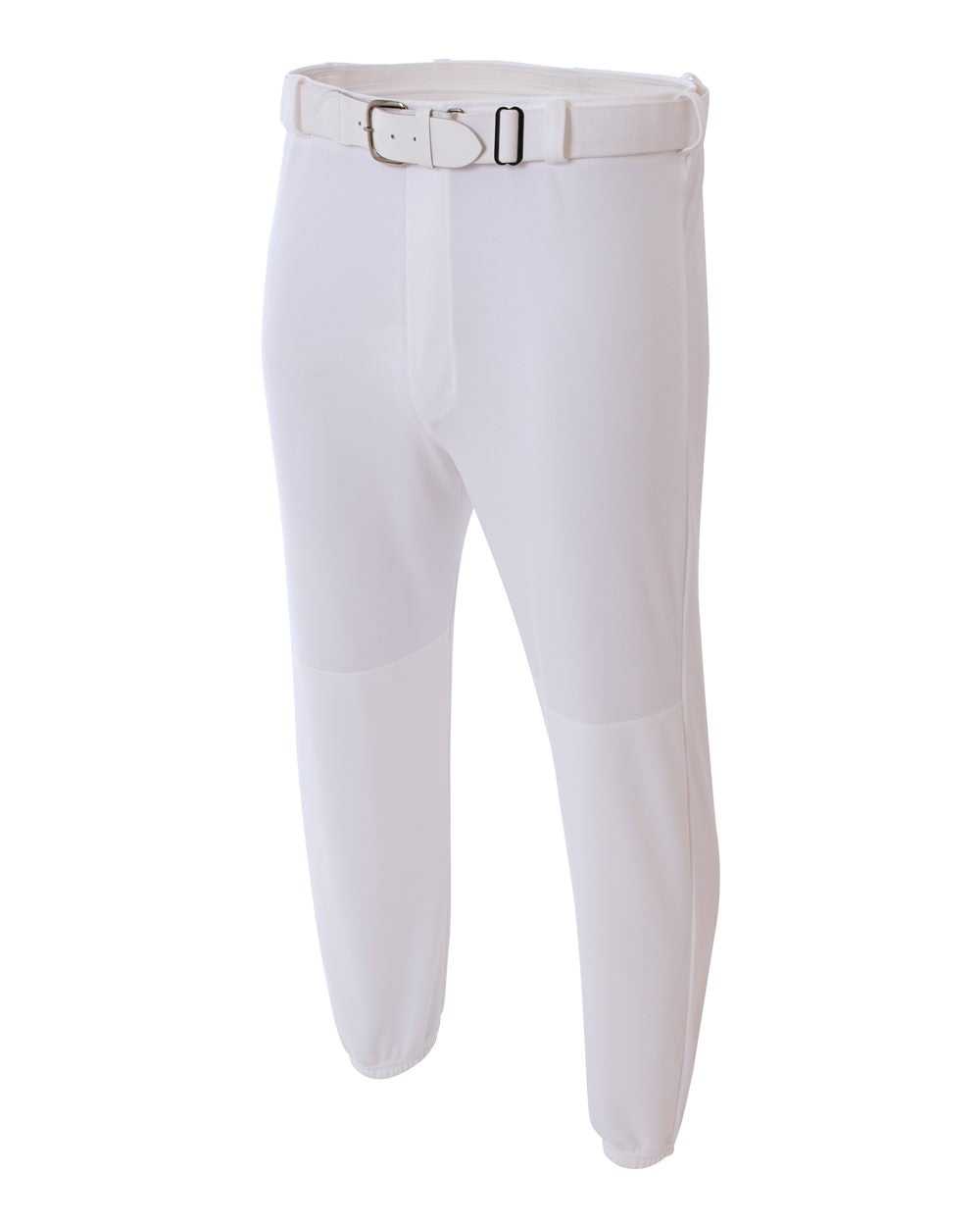 A4 N6195 Double Play Baseball Pant - White - HIT a Double