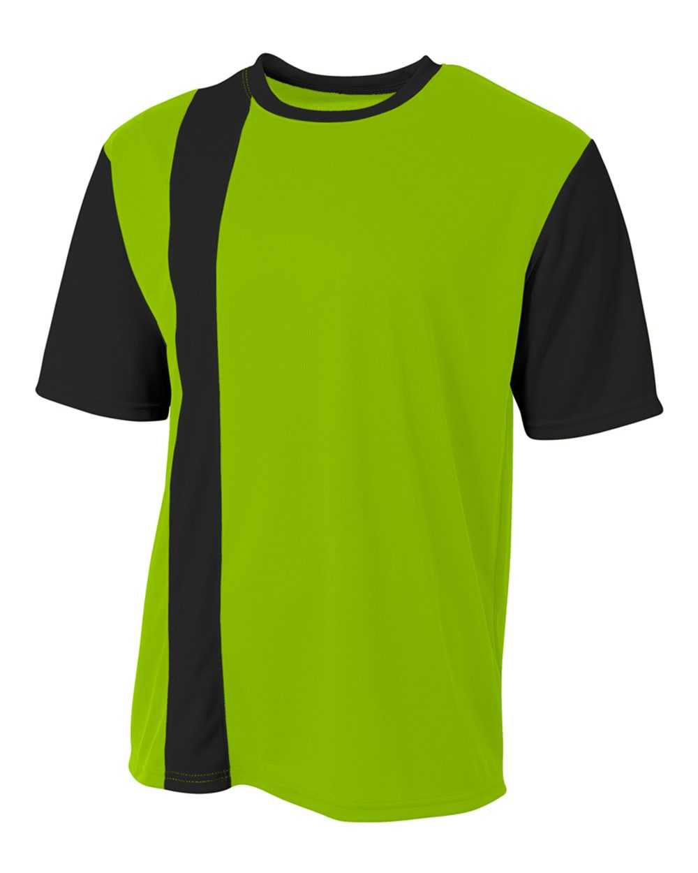 A4 NB3016 Legend Soccer Jersey - Lime Black - HIT a Double