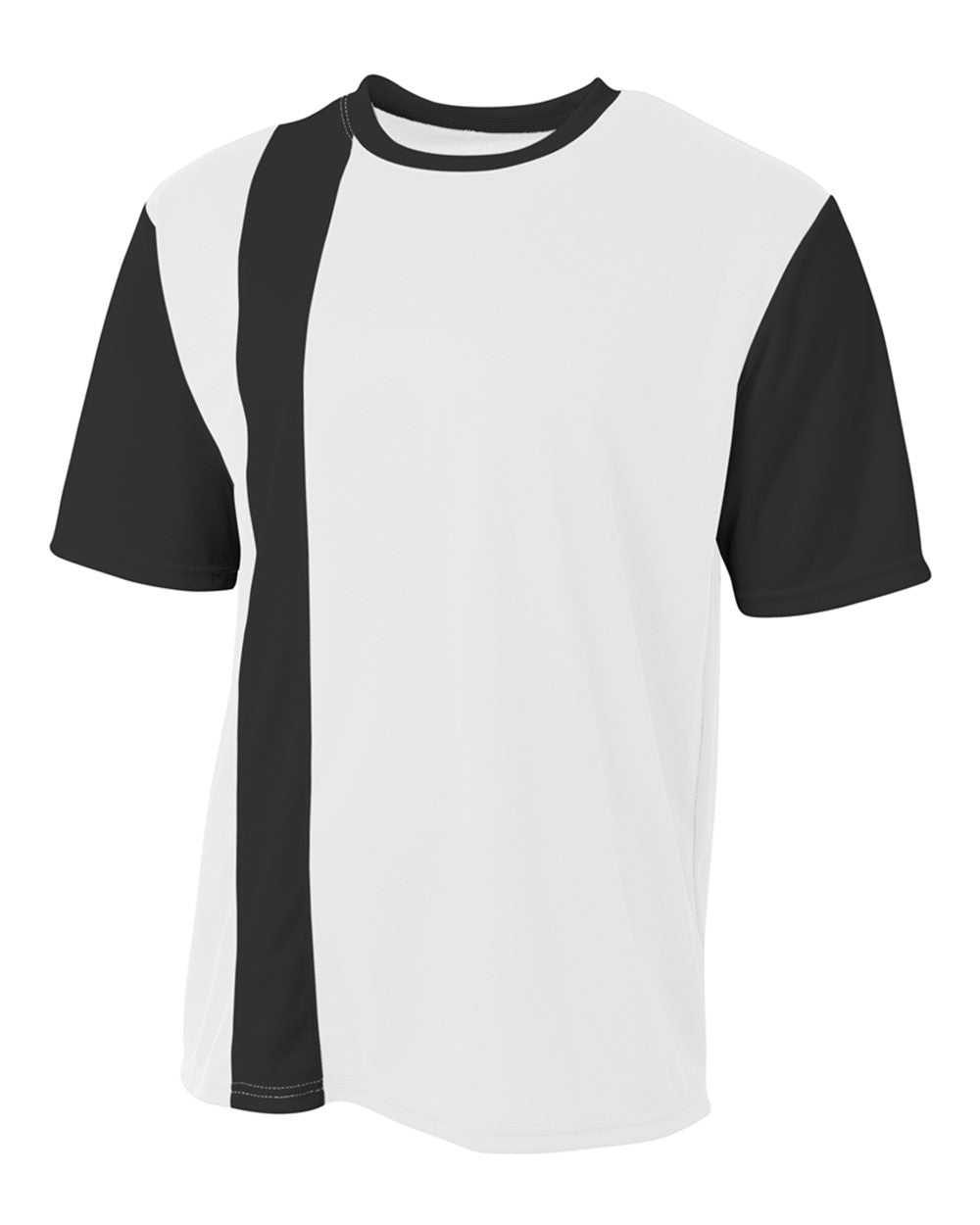 A4 NB3016 Legend Soccer Jersey - White Black - HIT a Double