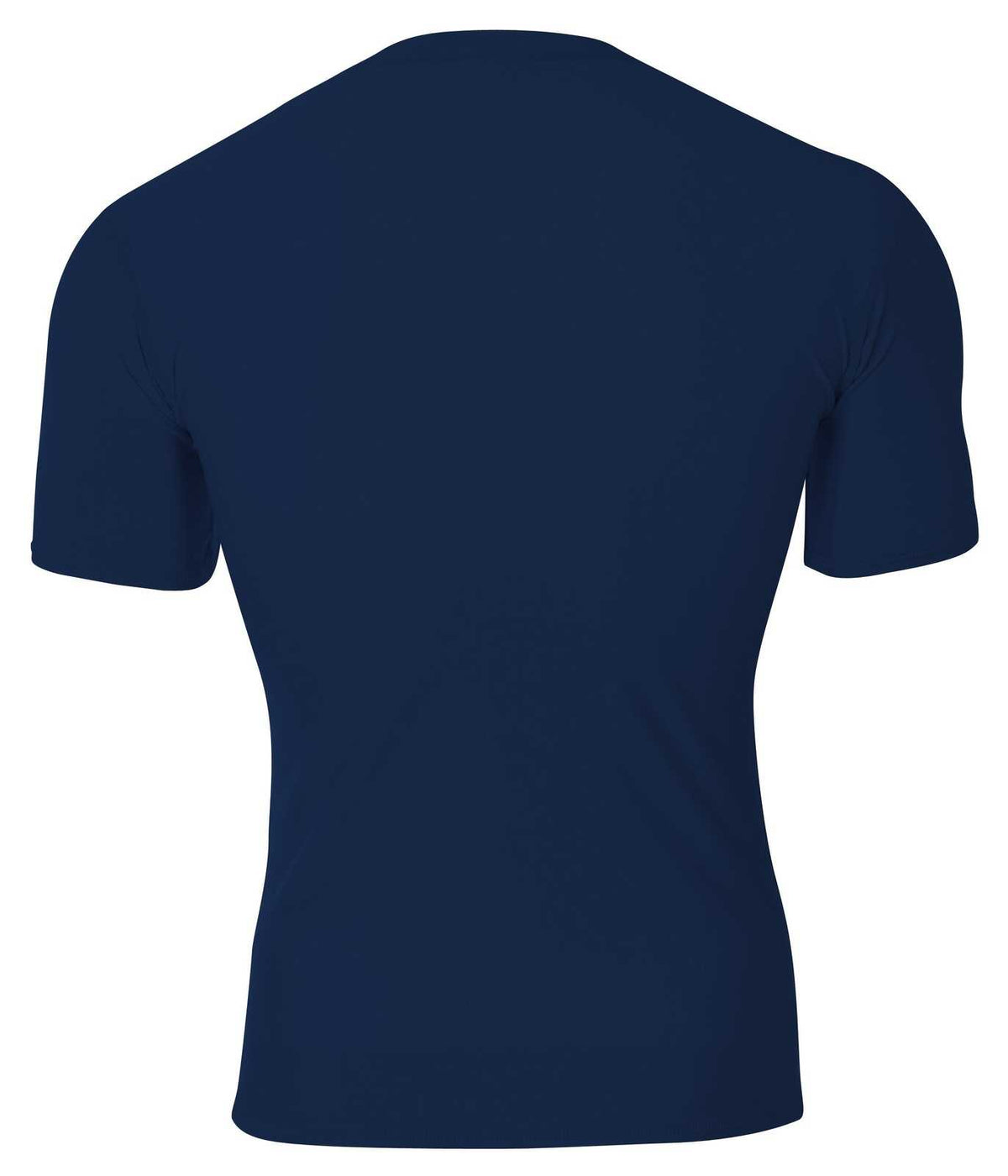 A4 NB3130 Youth Short Sleeve Compression Crew - Navy - HIT a Double