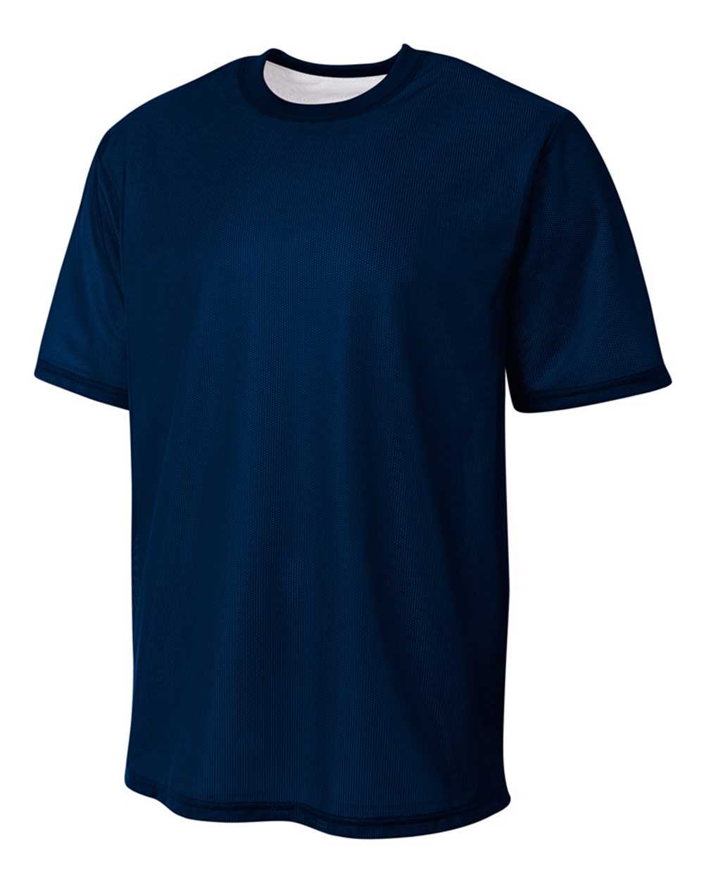 A4 NB3172 Match Reversible Jersey - Navy White - HIT a Double