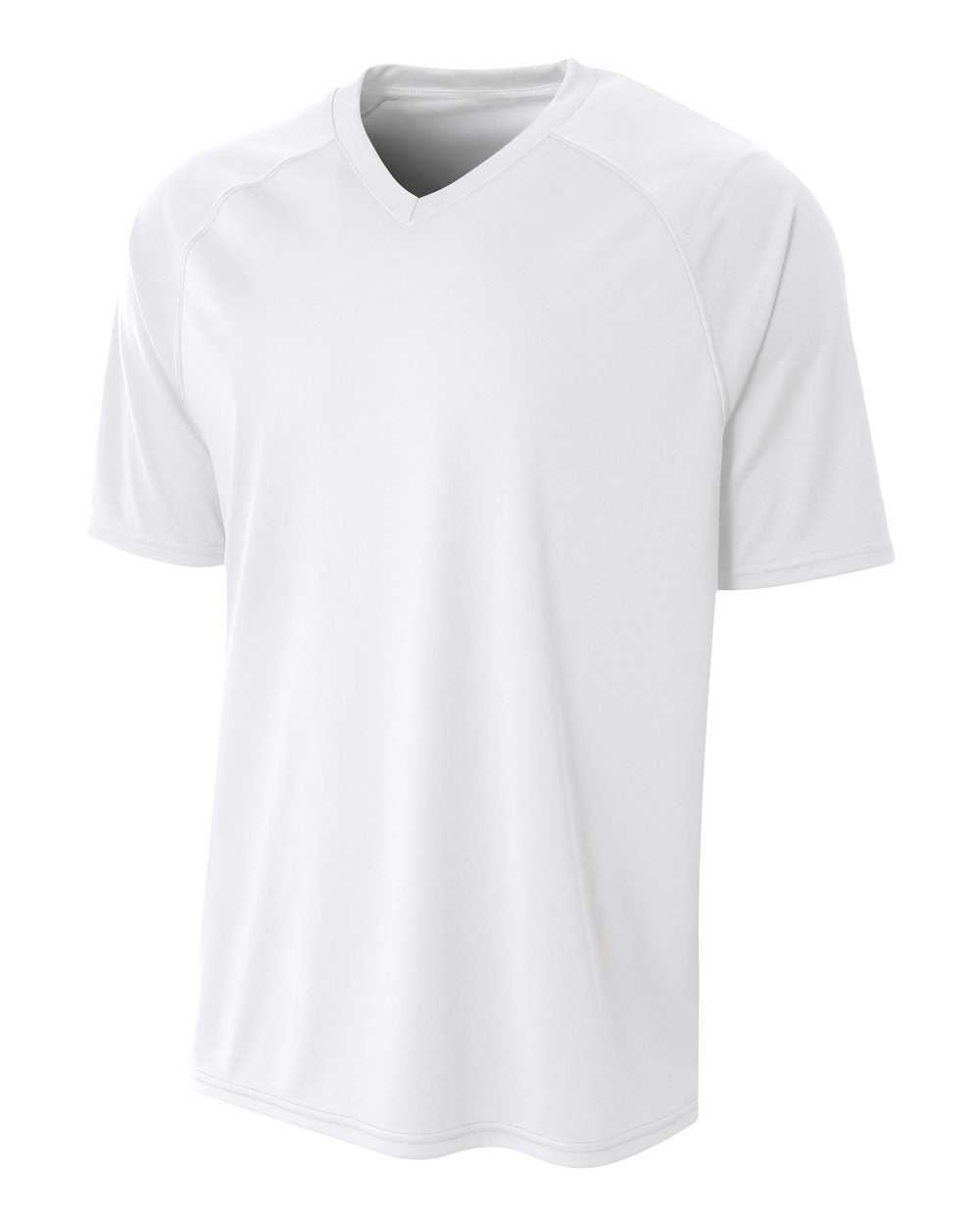 A4 NB3373 Youth Strike Jersey - White - HIT a Double
