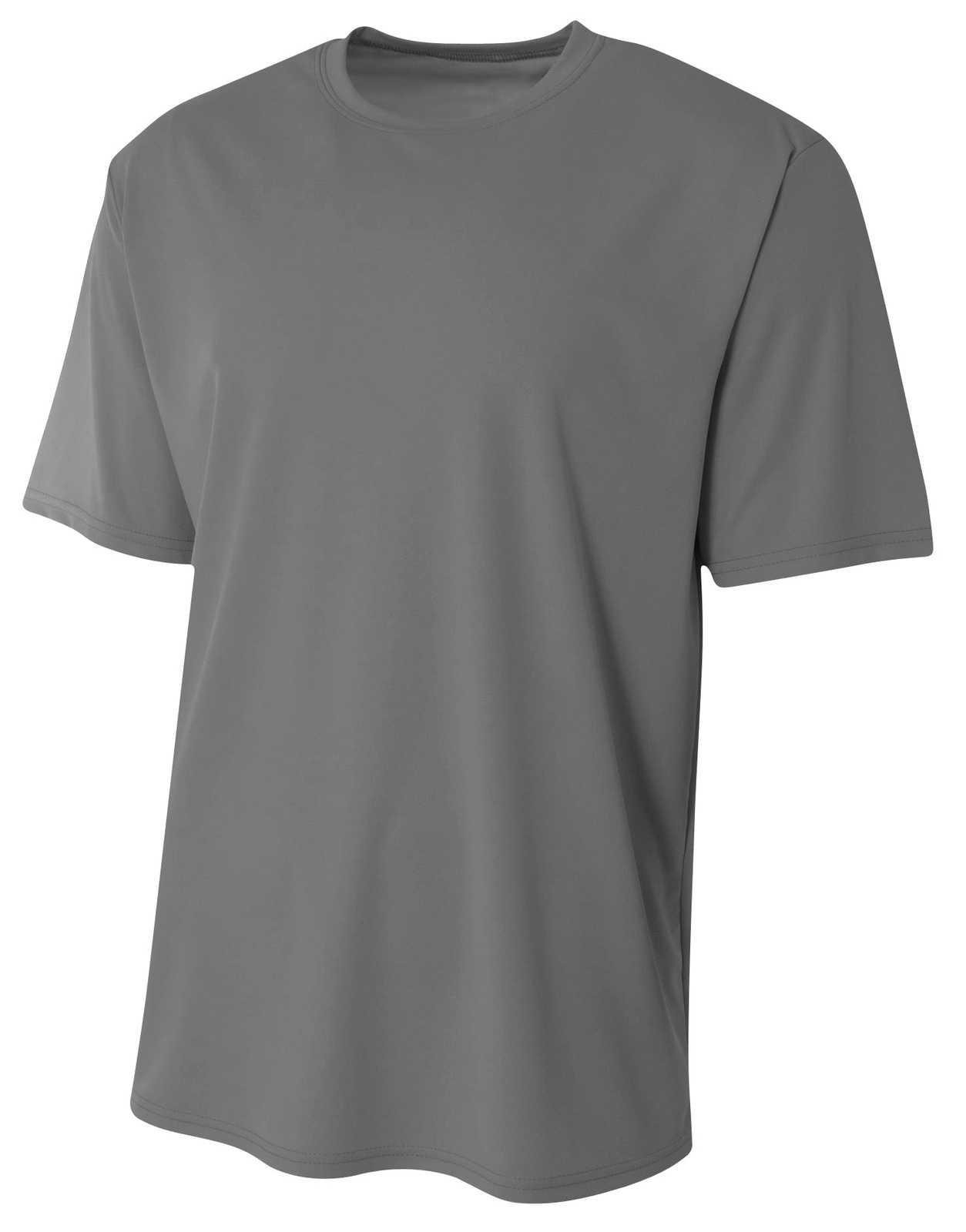 A4 NB3402 Sprint Short Sleeve Youth Tee - Graphite - HIT a Double