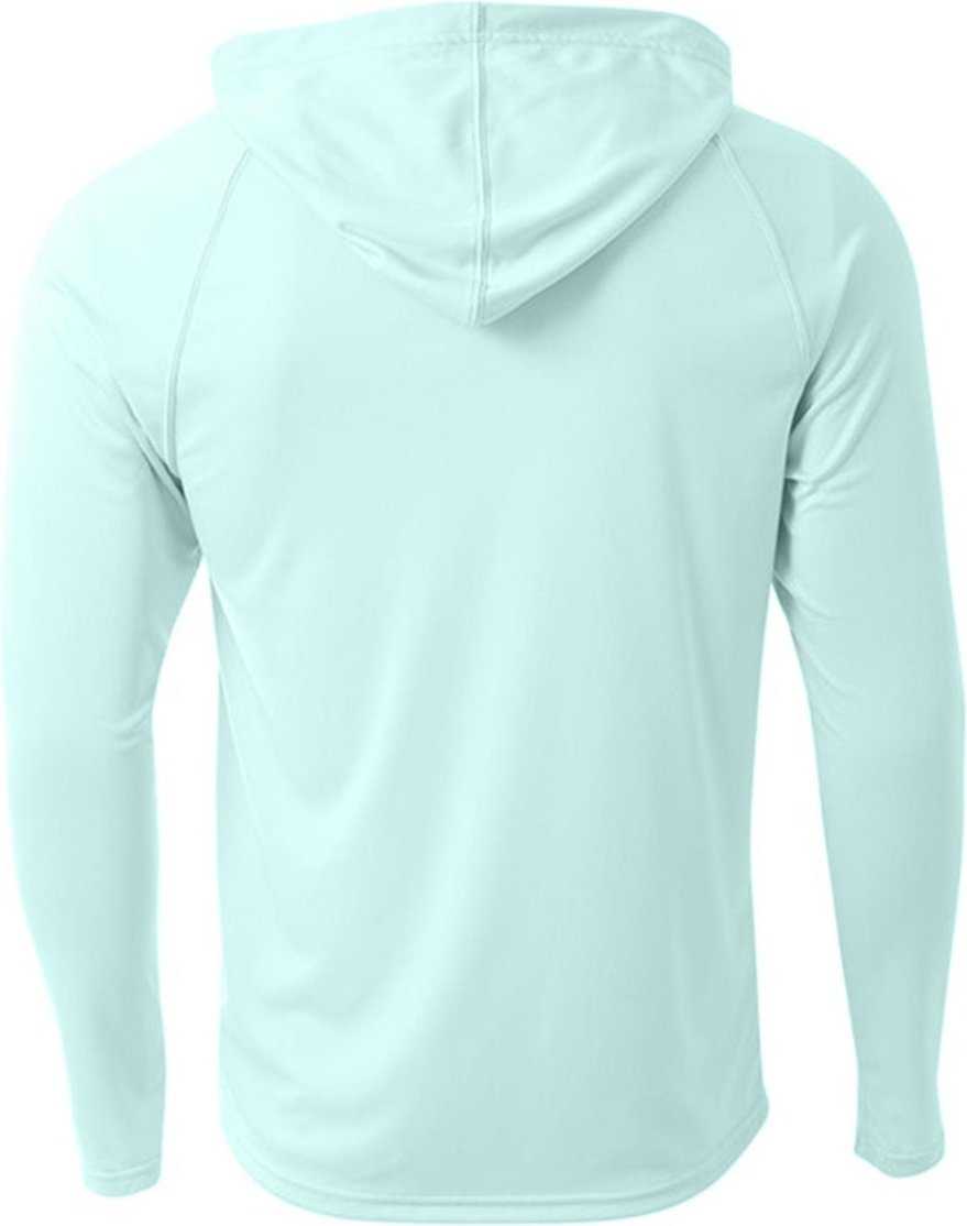 A4 NB3409 Long Sleeve Hooded Tee - Pastel Mint - HIT a Double