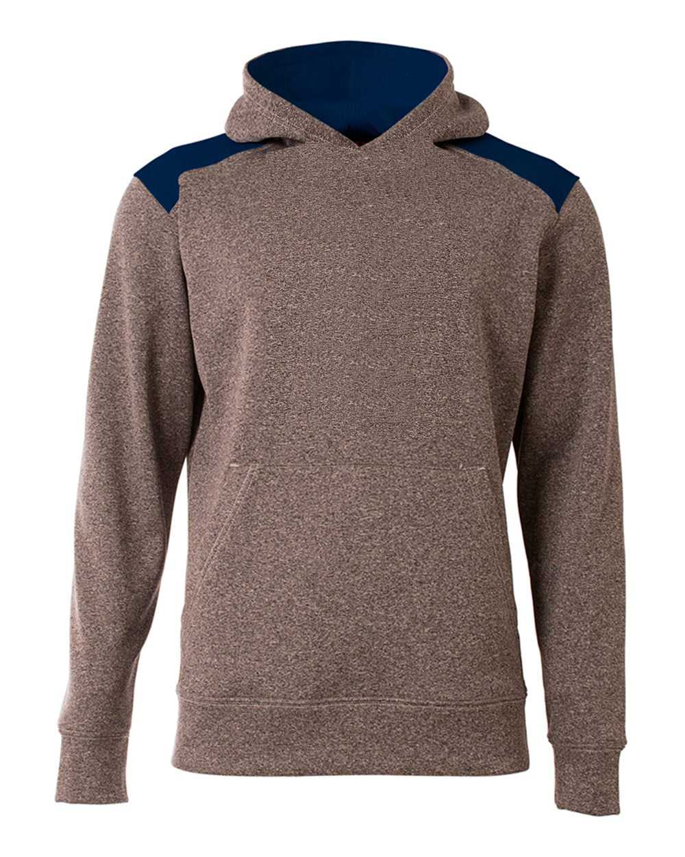 A4 NB4093 Tourney Youth Fleece Hoodie - Heather Navy - HIT a Double