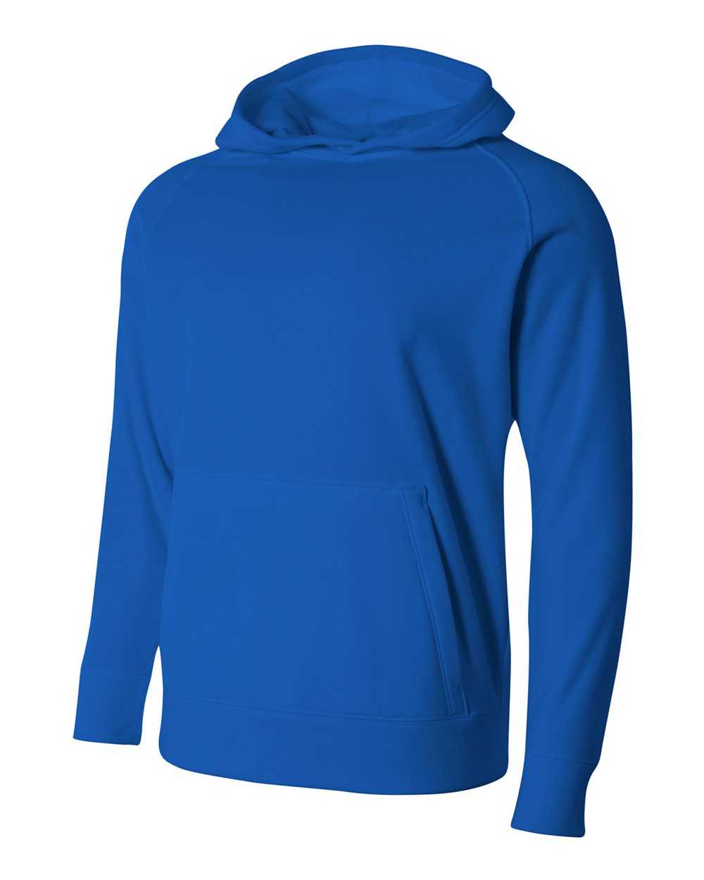 A4 NB4237 Youth Solid Tech Fleece Hoodie - Royal - HIT a Double