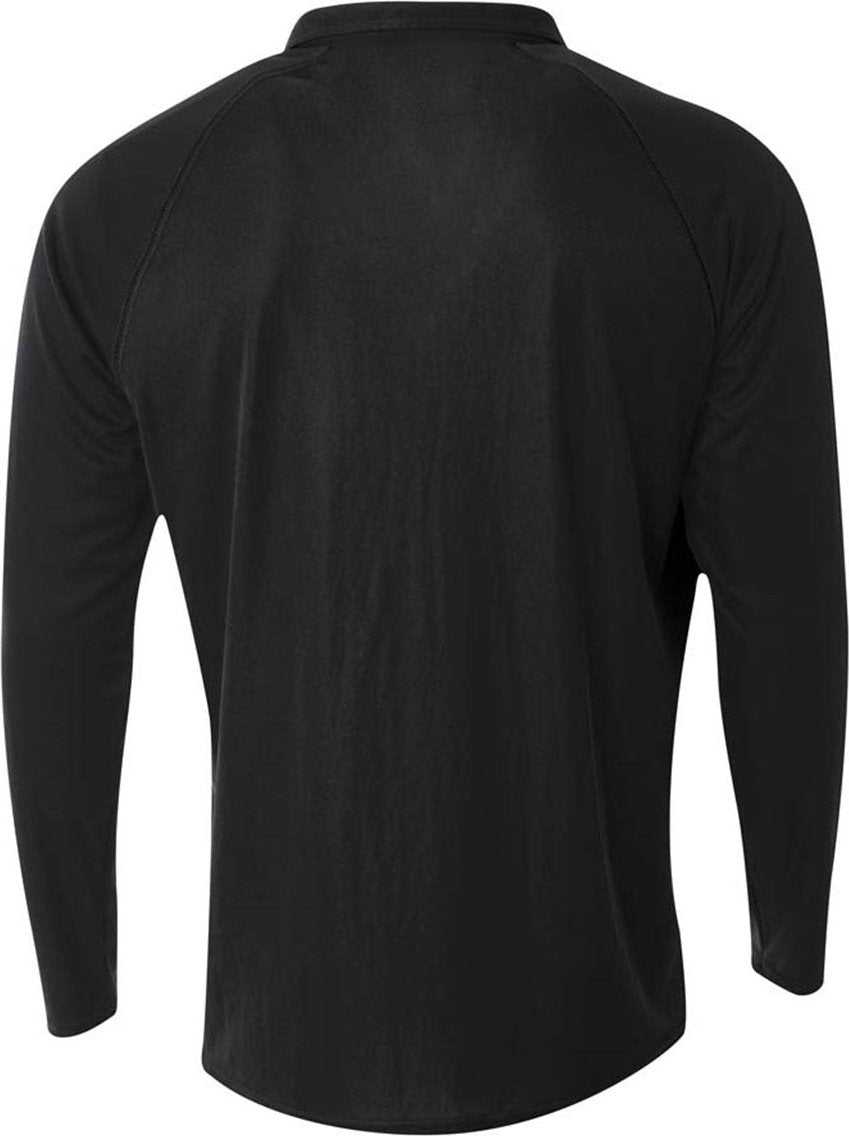 A4 NB4268 Youth Daily 1/4 Zip - Black - HIT a Double - 3