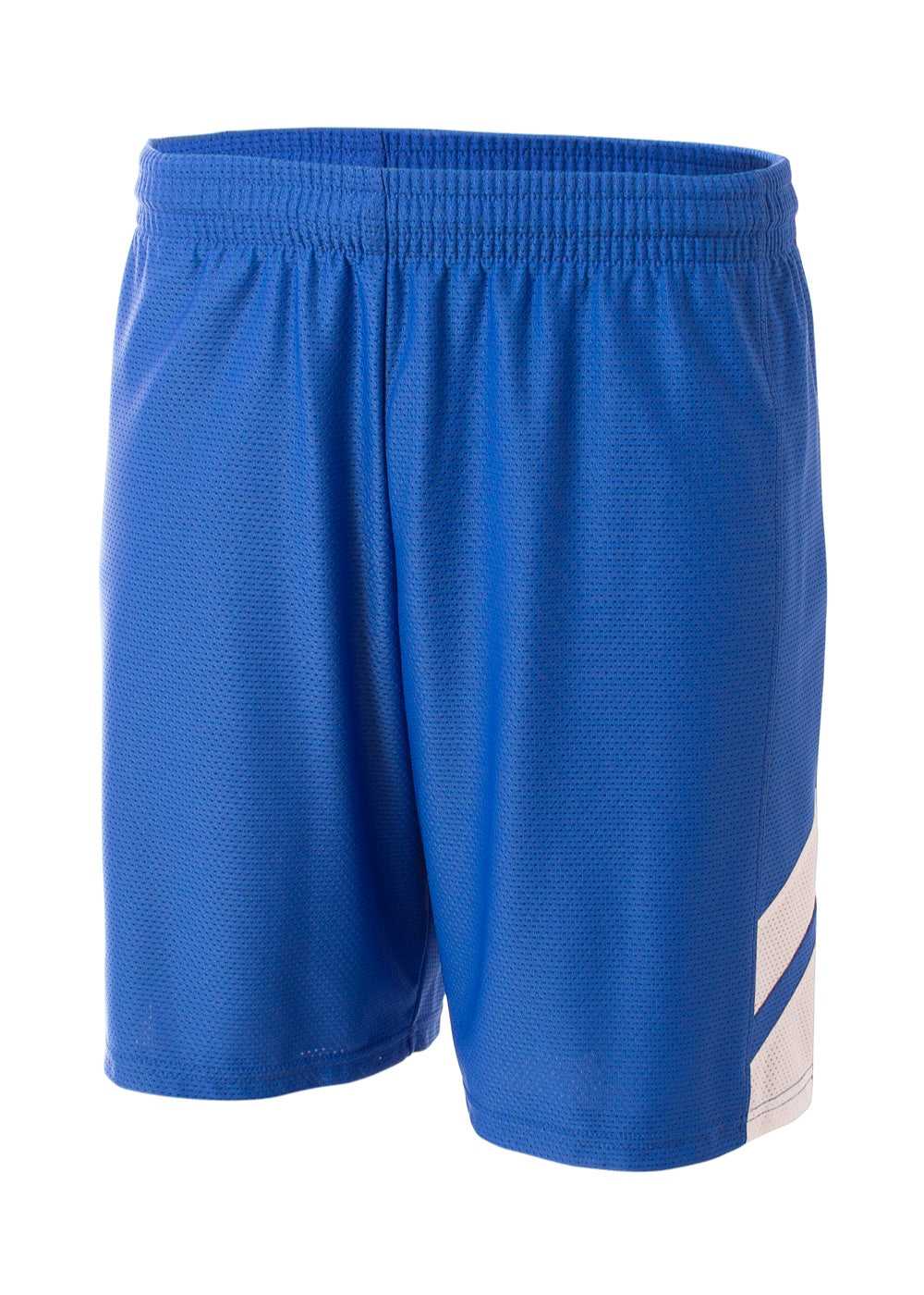 A4 NB5178 Fast Break Youth Short - Royal White - HIT a Double
