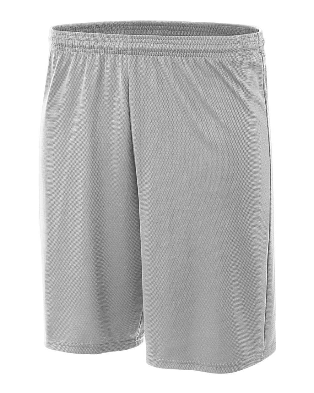 A4 NB5281 Youth 7&quot; Cooling Performance Power Mesh Short - Silver - HIT a Double
