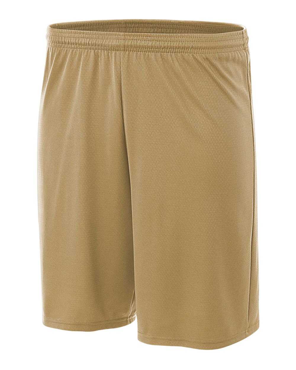 A4 NB5281 Youth 7&quot; Cooling Performance Power Mesh Short - Vegas Gold - HIT a Double