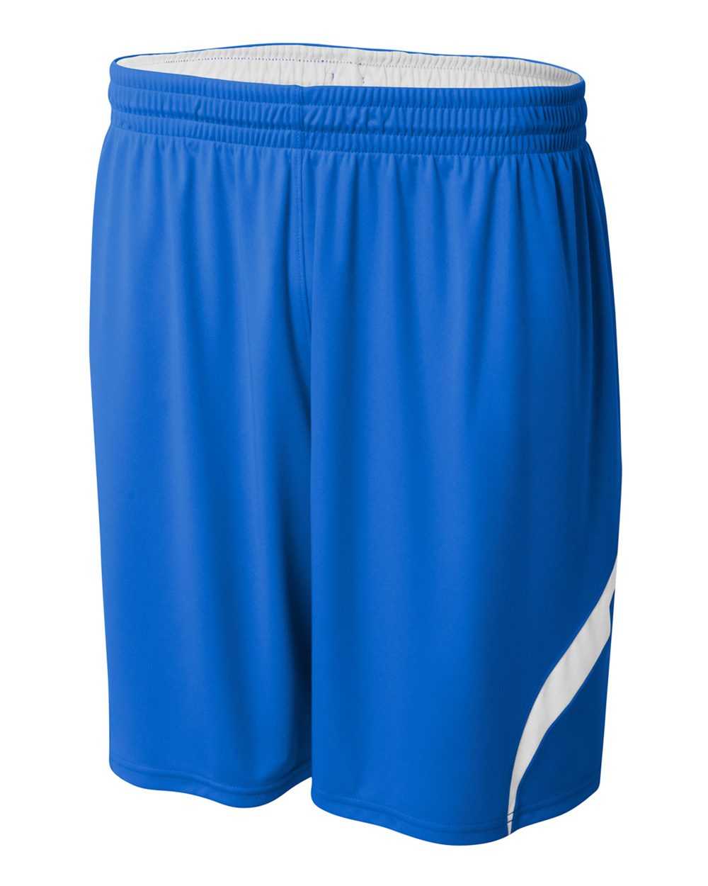 A4 NB5364 Youth Double Double Short - Royal White - HIT a Double