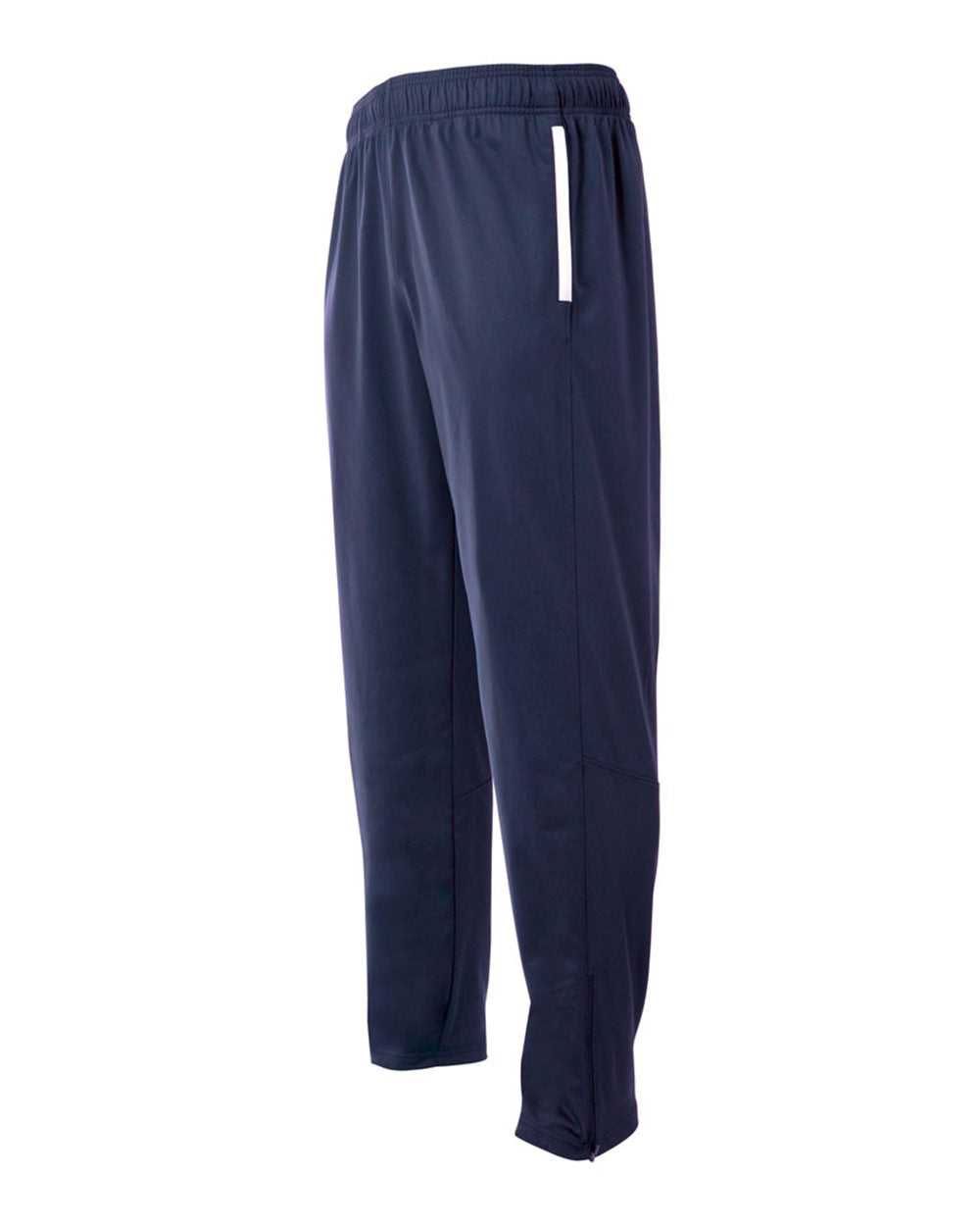 A4 NB6199 League Youth Warm Up Pant - Navy White - HIT a Double