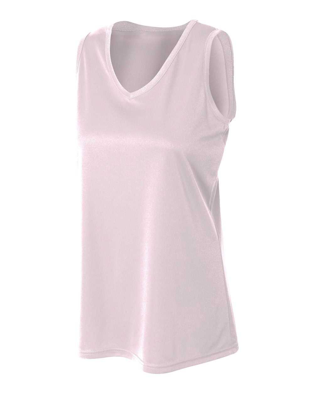 A4 NW2360 Women&#39;s Athletic Tank - Silver - HIT a Double
