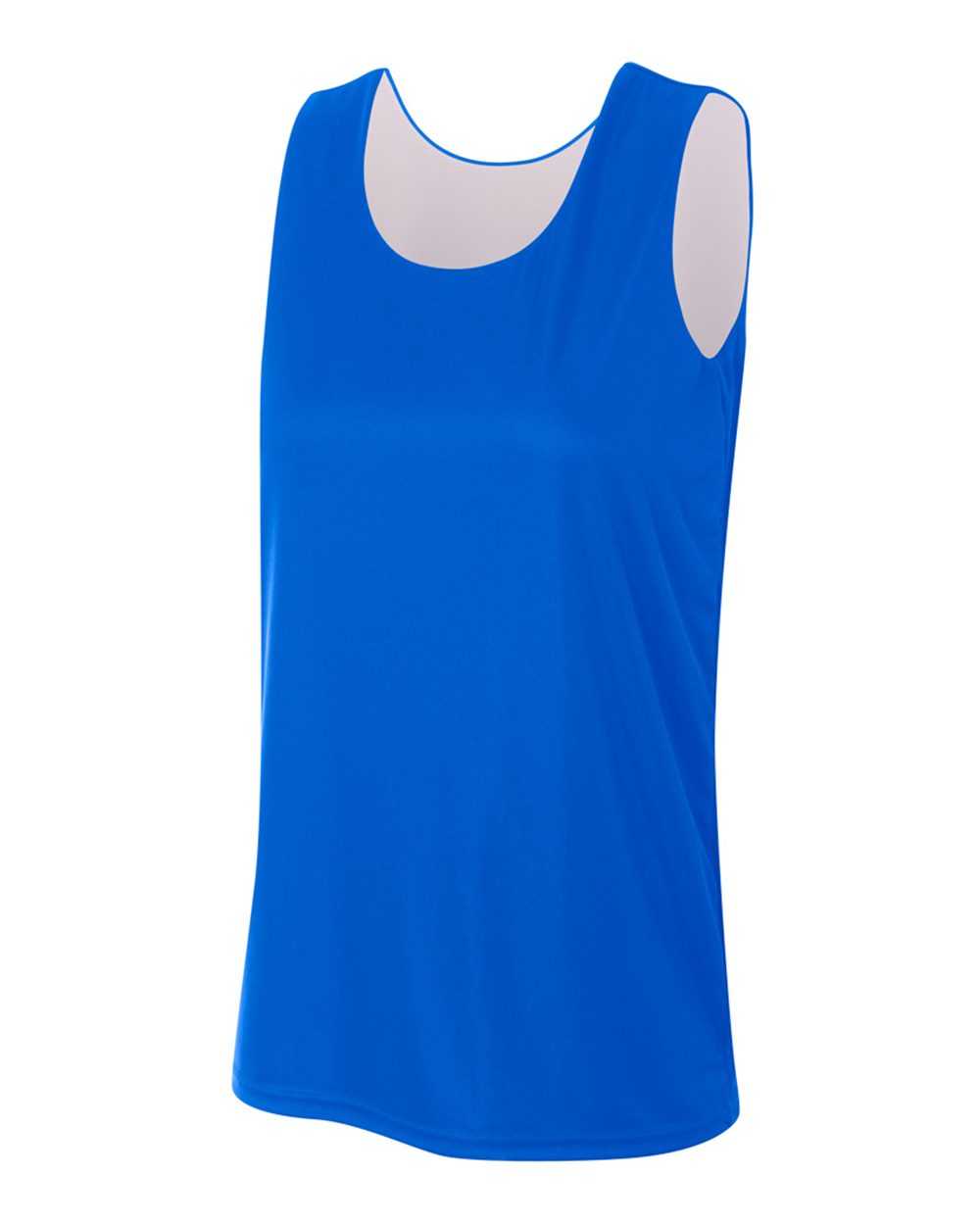 A4 NW2375 Women&#39;s Reversible Jump Jersey - Royal White - HIT a Double