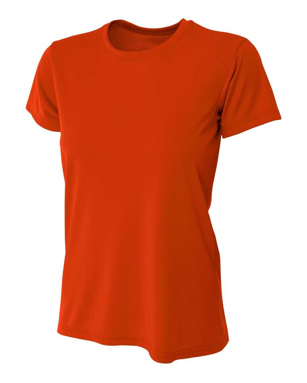 A4 NW3201 Women&#39;s Cooling Performance Crew - Athletic Orange - HIT a Double