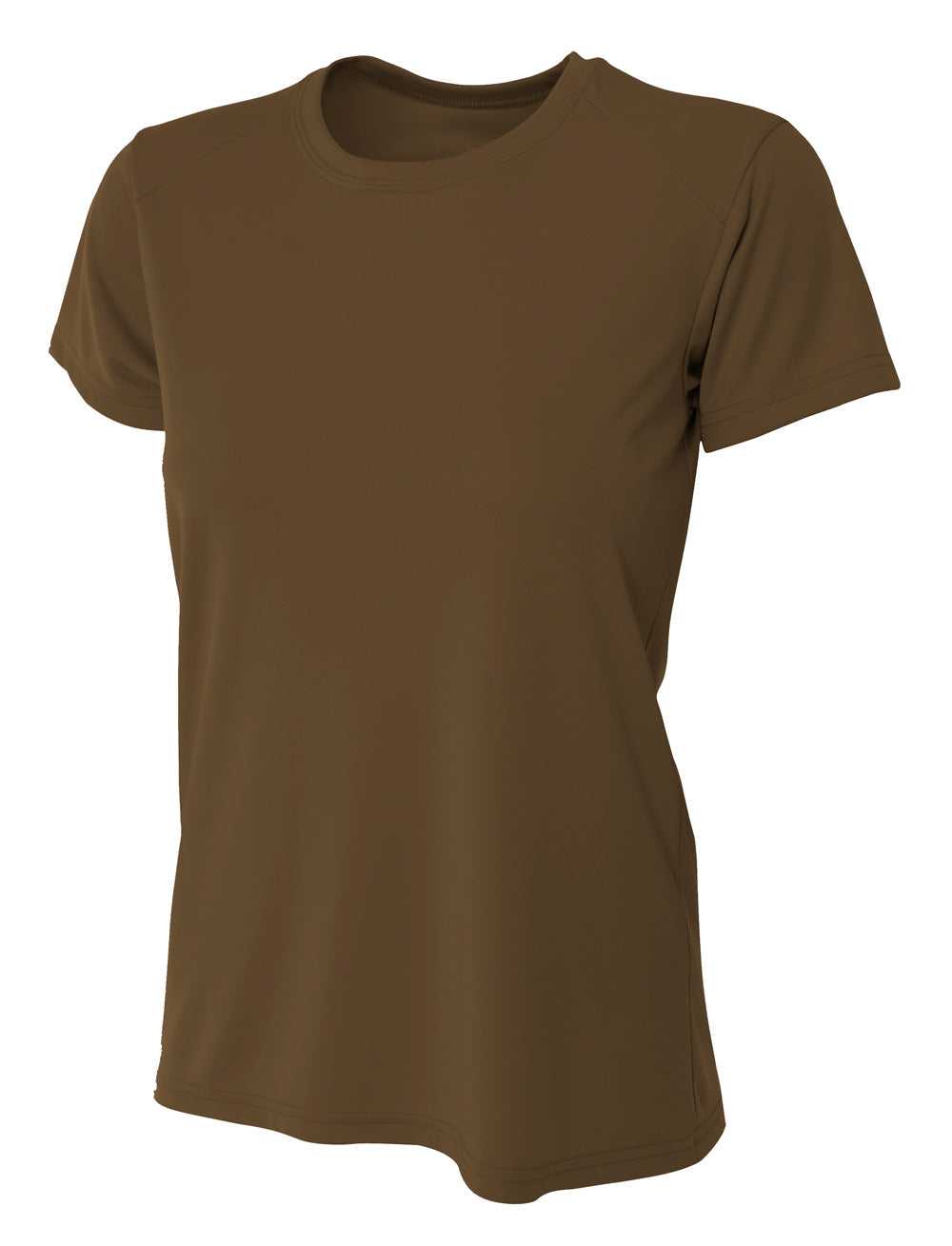 A4 NW3201 Women's Cooling Performance Crew - Brown - HIT a Double