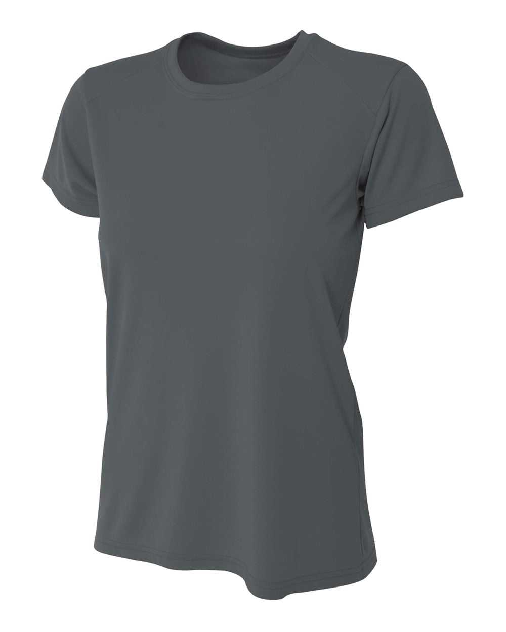 A4 NW3201 Women&#39;s Cooling Performance Crew - Graphite - HIT a Double