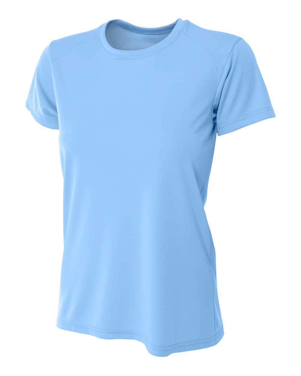A4 NW3201 Women&#39;s Cooling Performance Crew - Light Blue - HIT a Double