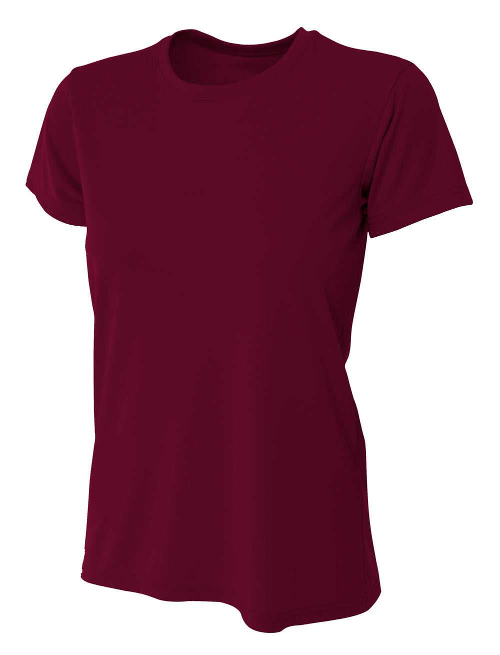 A4 NW3201 Women&#39;s Cooling Performance Crew - Maroon - HIT a Double