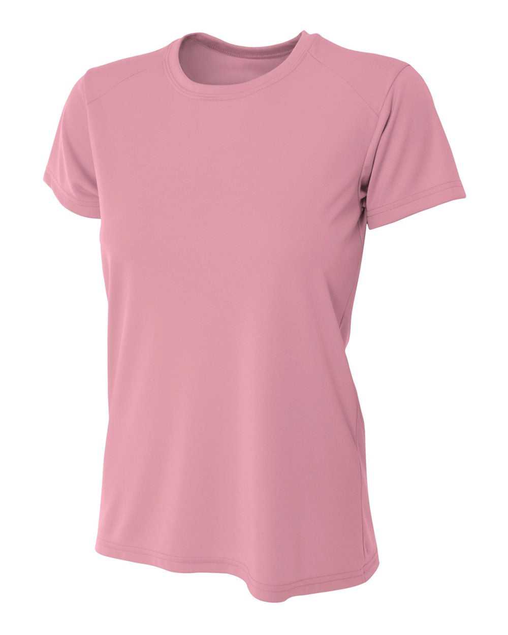 A4 NW3201 Women&#39;s Cooling Performance Crew - Pink - HIT a Double