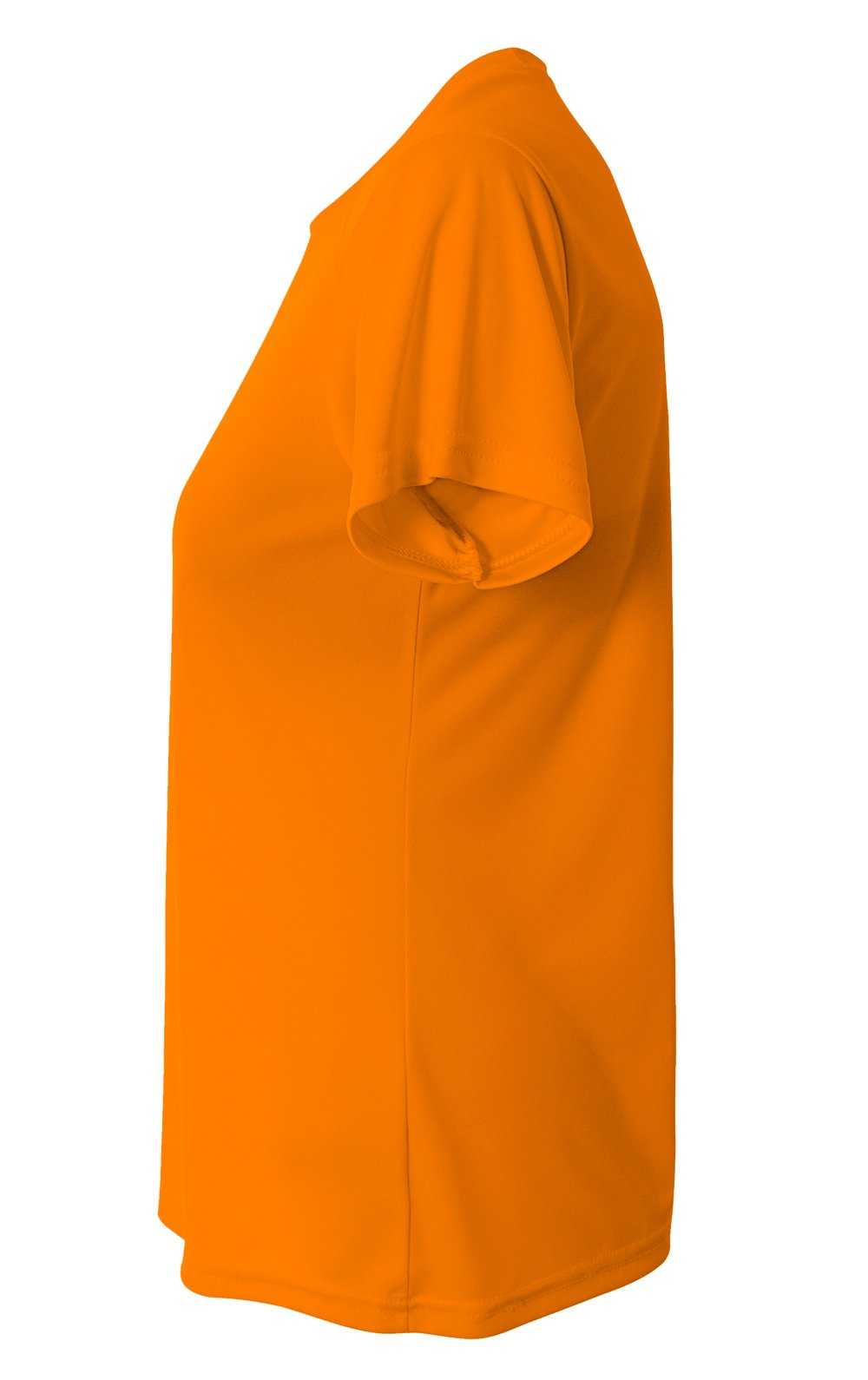 A4 NW3201 Women's Cooling Performance Crew - Safety Orange - HIT a Double