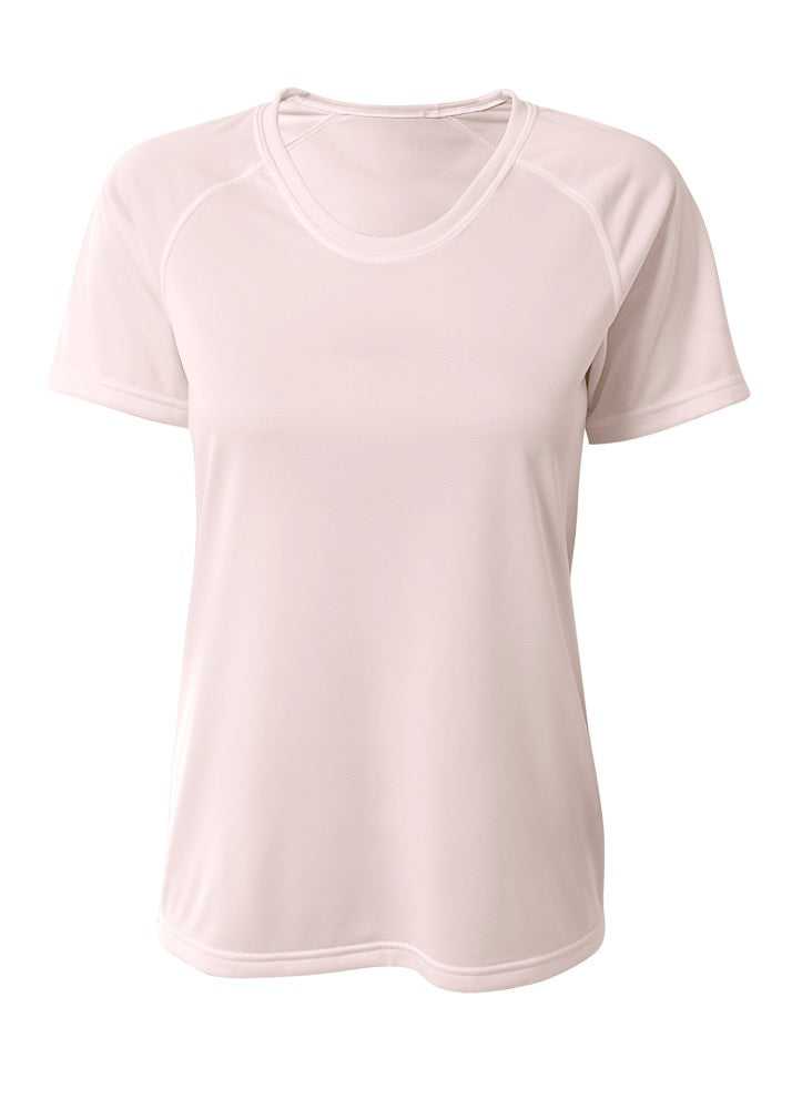 A4 NW3393 SureColor Short Sleeve Cationic Women&#39;s Tee - White - HIT a Double