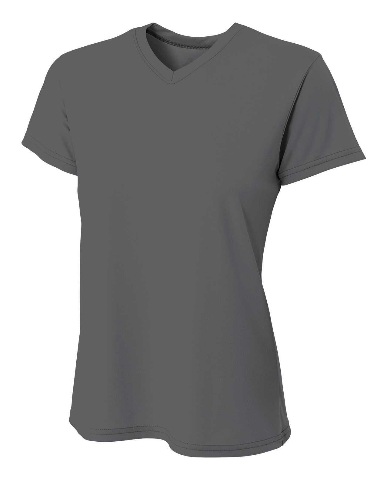 A4 NW3402 Sprint Short Sleeve Women's Tee - Graphite - HIT a Double