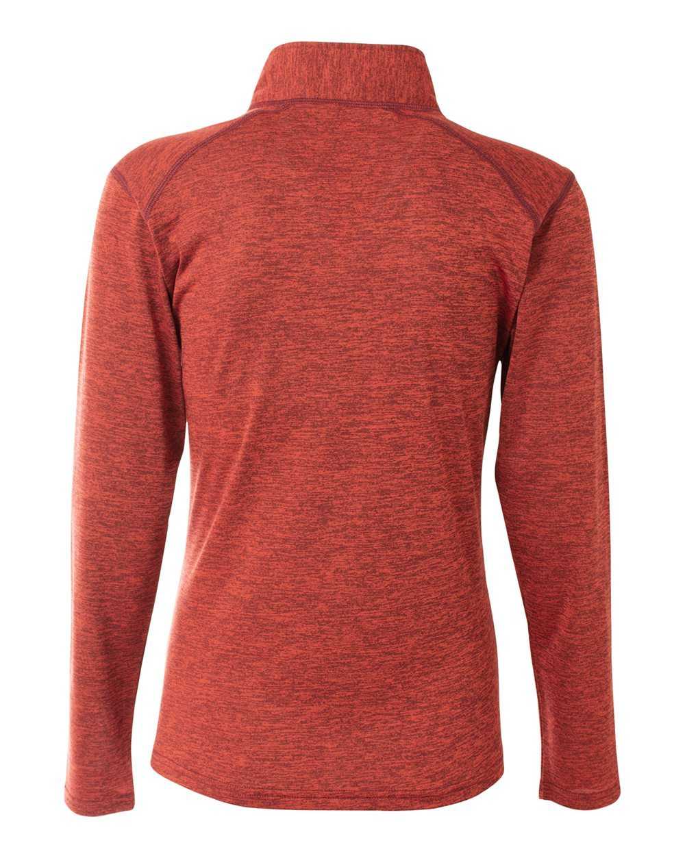 A4 NW4010 Inspire Space Dye Quarter Zip - Red - HIT a Double