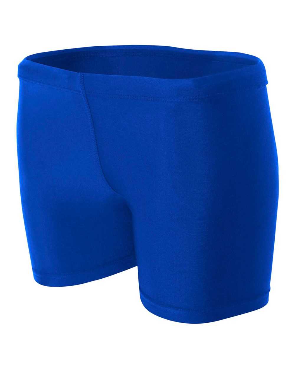 A4 NW5313 Women&#39;s 4&quot; Compression Short - Royal - HIT a Double