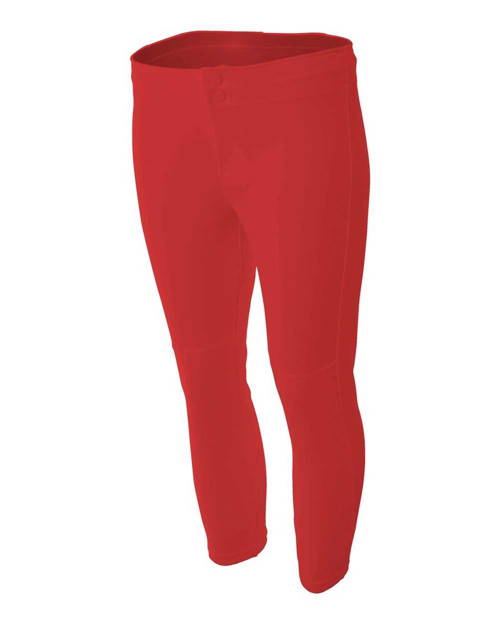 A4 NW6166 Woman's Softball Pant - Red - HIT a Double