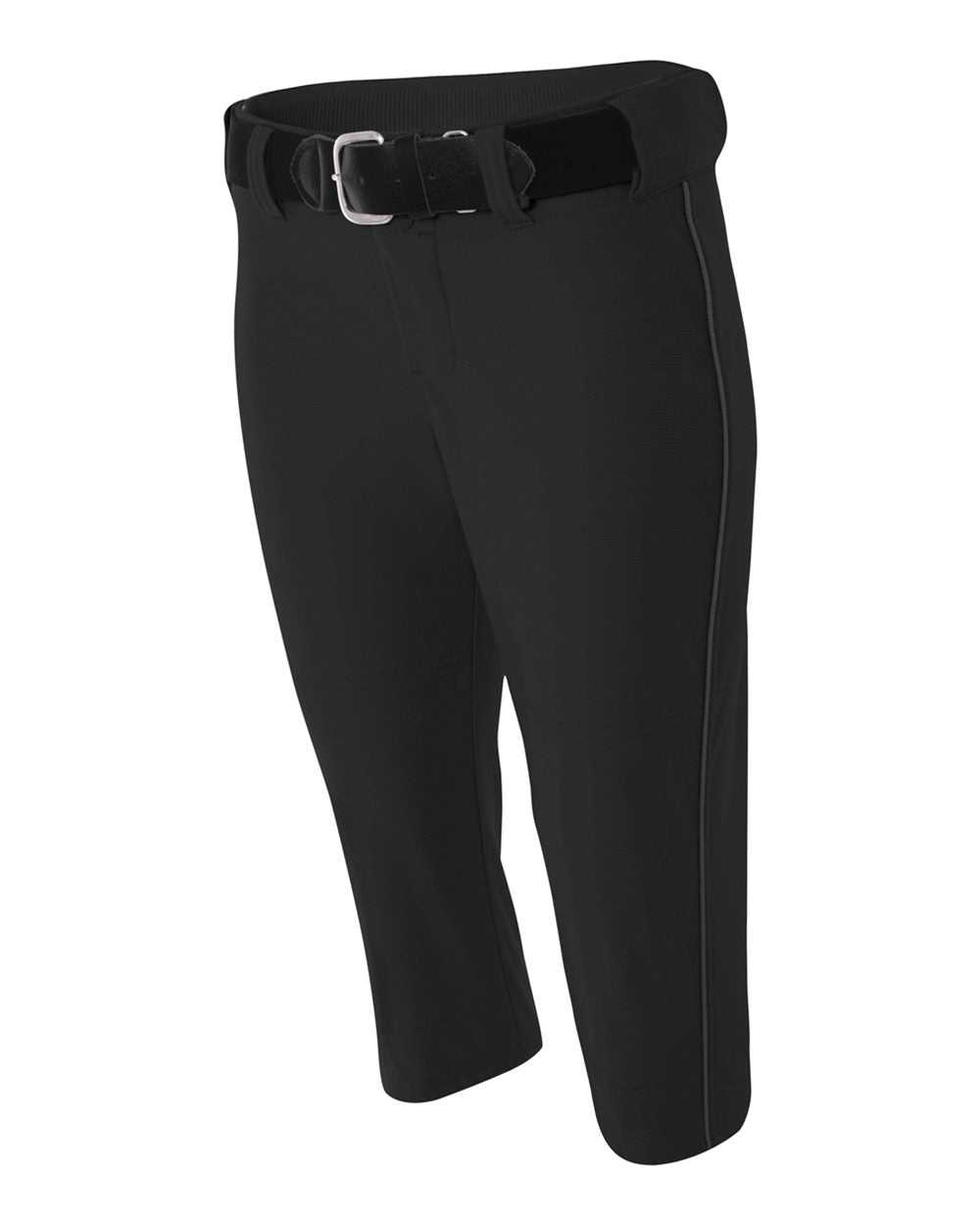 A4 NW6188 Womens Softball Pant with Cording - Black - HIT a Double
