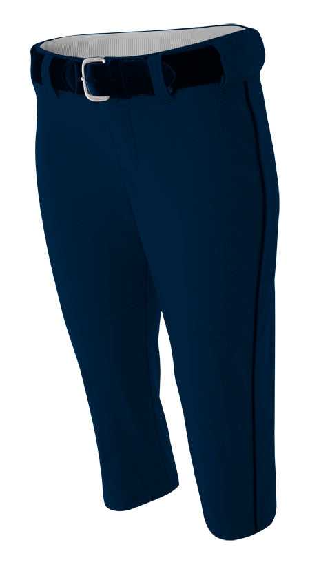 A4 NW6188 Womens Softball Pant with Cording - Navy - HIT a Double