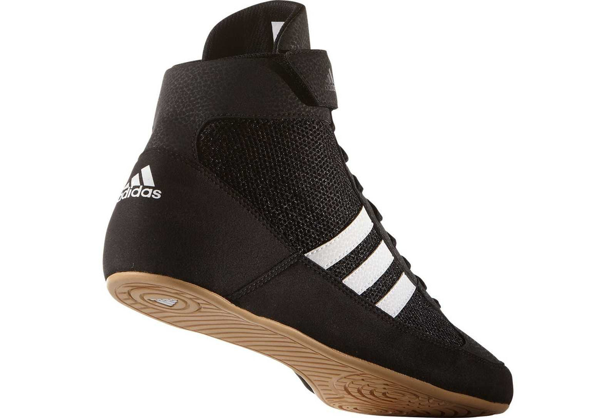 Adidas 221 HVC 2 Wrestling Shoes - Black White Gum - HIT a Double