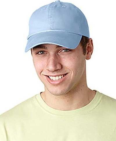 Adams ACEB101 Brushed Cotton Six-Panel Twill Cap - Baby Blue - HIT a Double