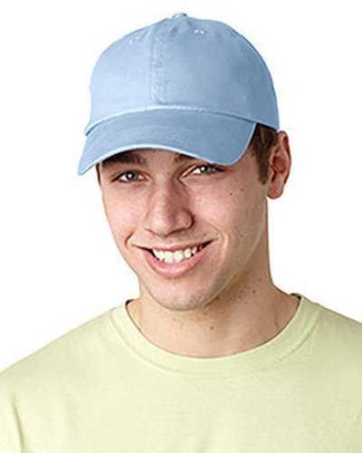 Adams ACEB101 Brushed Cotton Six-Panel Twill Cap - Baby Blue - HIT a Double