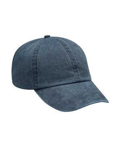Adams ACEP101 Cotton Twill Essentials Pigment-Dyed Cap - Navy - HIT a Double