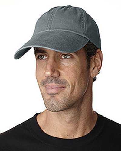 Adams ACSB101 Cotton Twill Pigment-Dyed Sunbuster Cap - Charcoal - HIT a Double