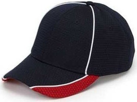 Adams DP102 First String Cap - Navy Red White - HIT a Double