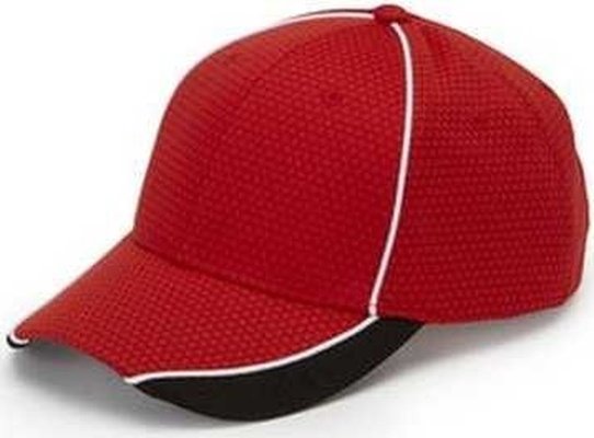 Adams DP102 First String Cap - Red Black White - HIT a Double