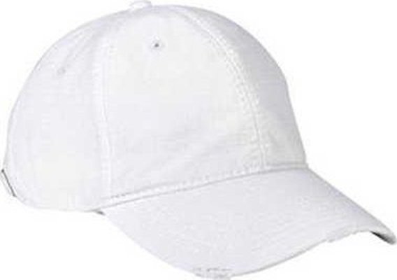 Adams IM101 Distressed Image Maker Cap - White - HIT a Double