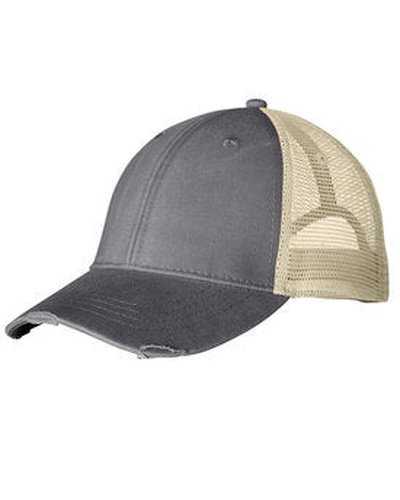 Adams OL102 Distressed Ollie Cap - Charcoal Tan - HIT a Double