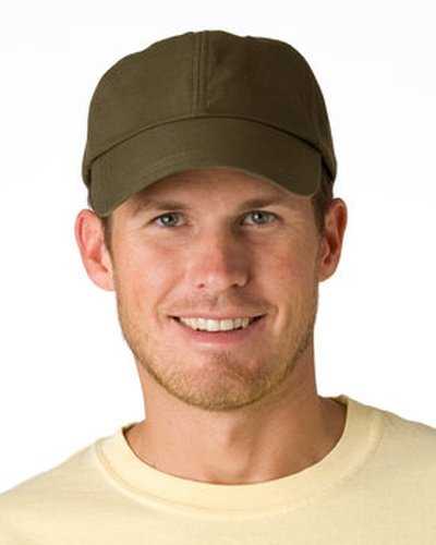 Adams SH101 6-Panel Uv Low-Profile Cap with Elongated Bill - Olive - HIT a Double