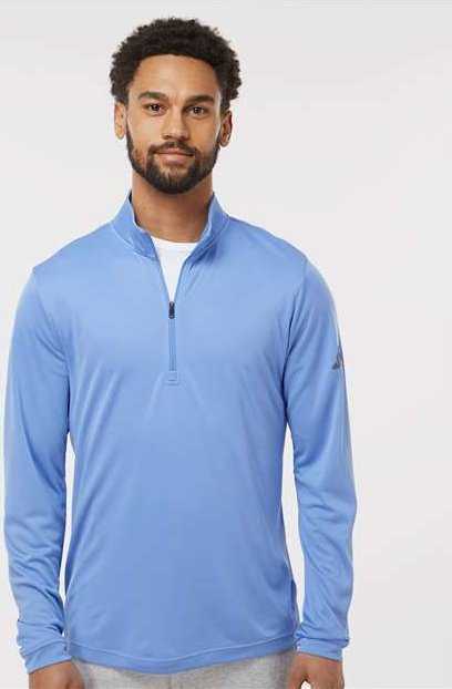 Adidas A401 Lightweight Quarter-Zip Pullover - Blue Fusion - HIT a Double - 2