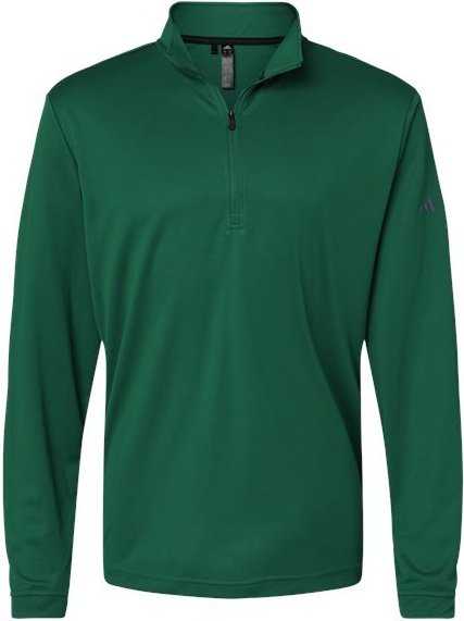 Adidas A401 Lightweight Quarter-Zip Pullover - Collegiate Green - HIT a Double - 1