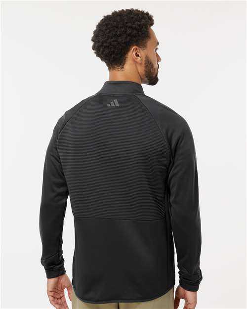 Adidas A587 Quarter-Zip Pullover - Black - HIT a Double - 4